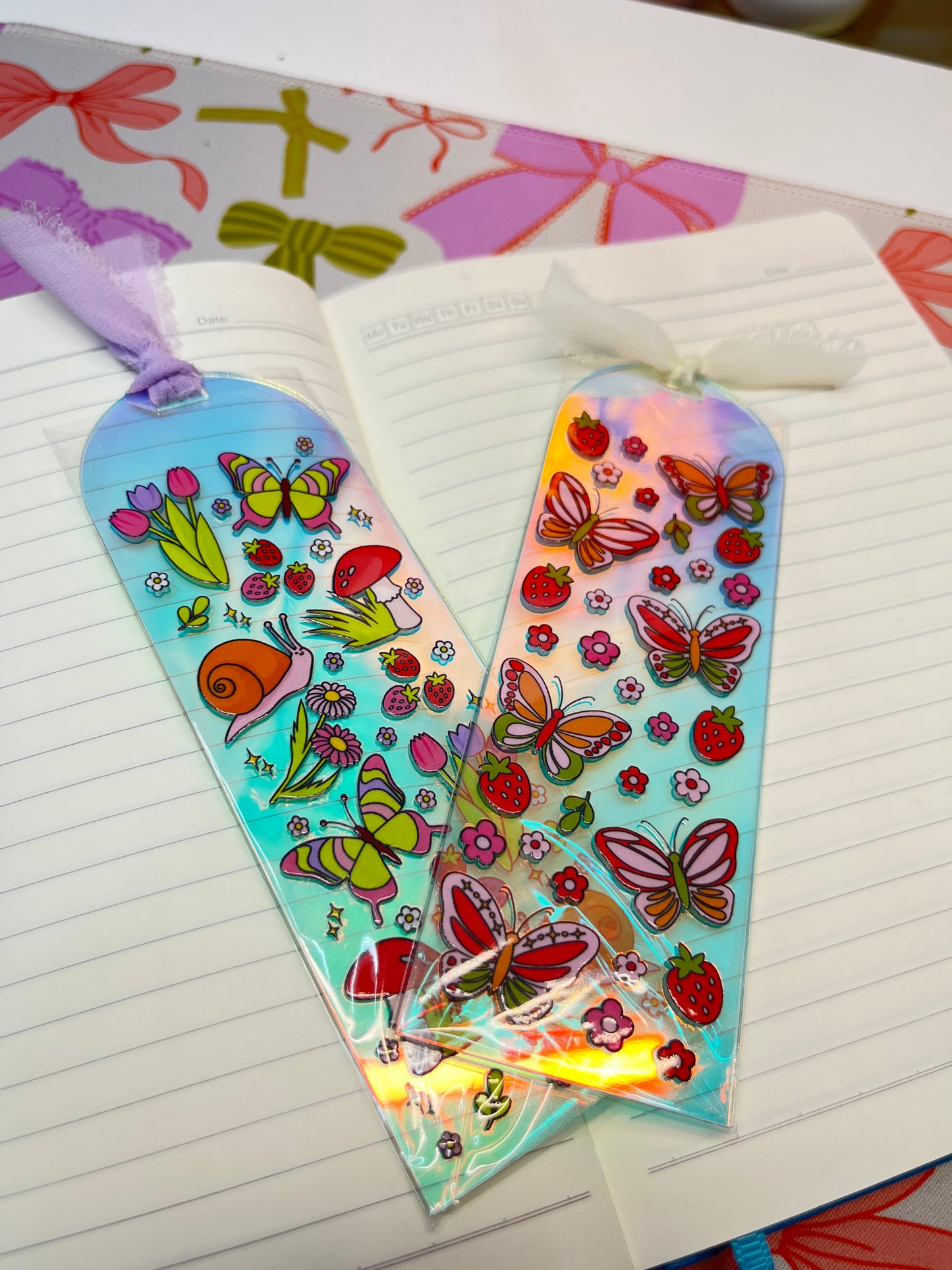 Spring bookmarks
