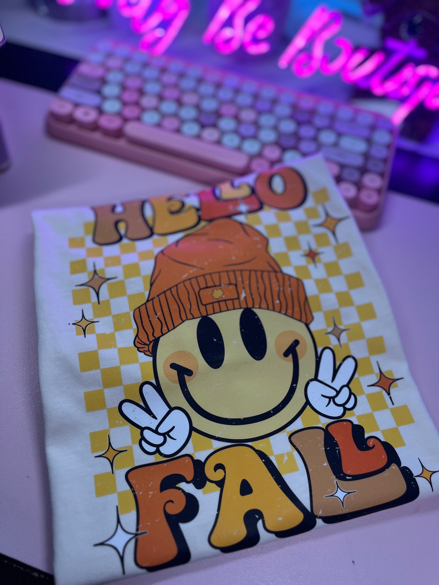 Hello Fall Smiley