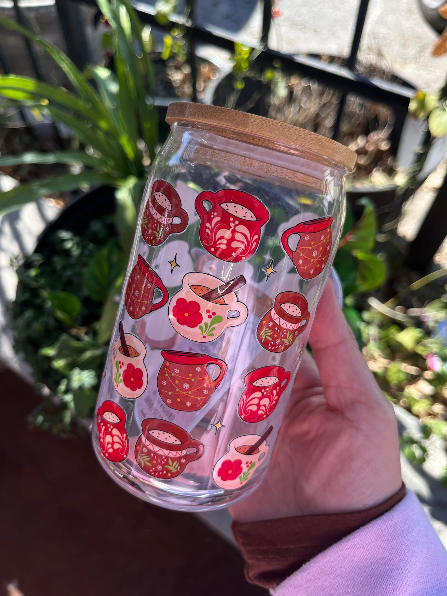 Jarrito & coffee glass cup