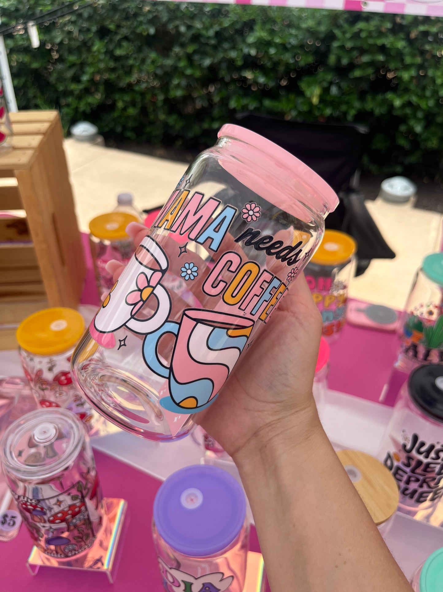 MAMA needs coffee glass cup