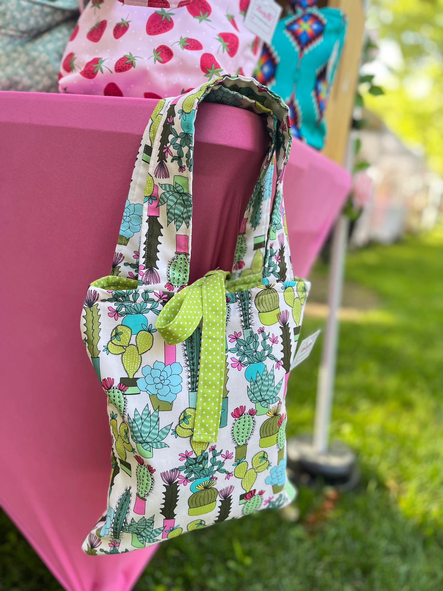 Succulent lovers small hand bag