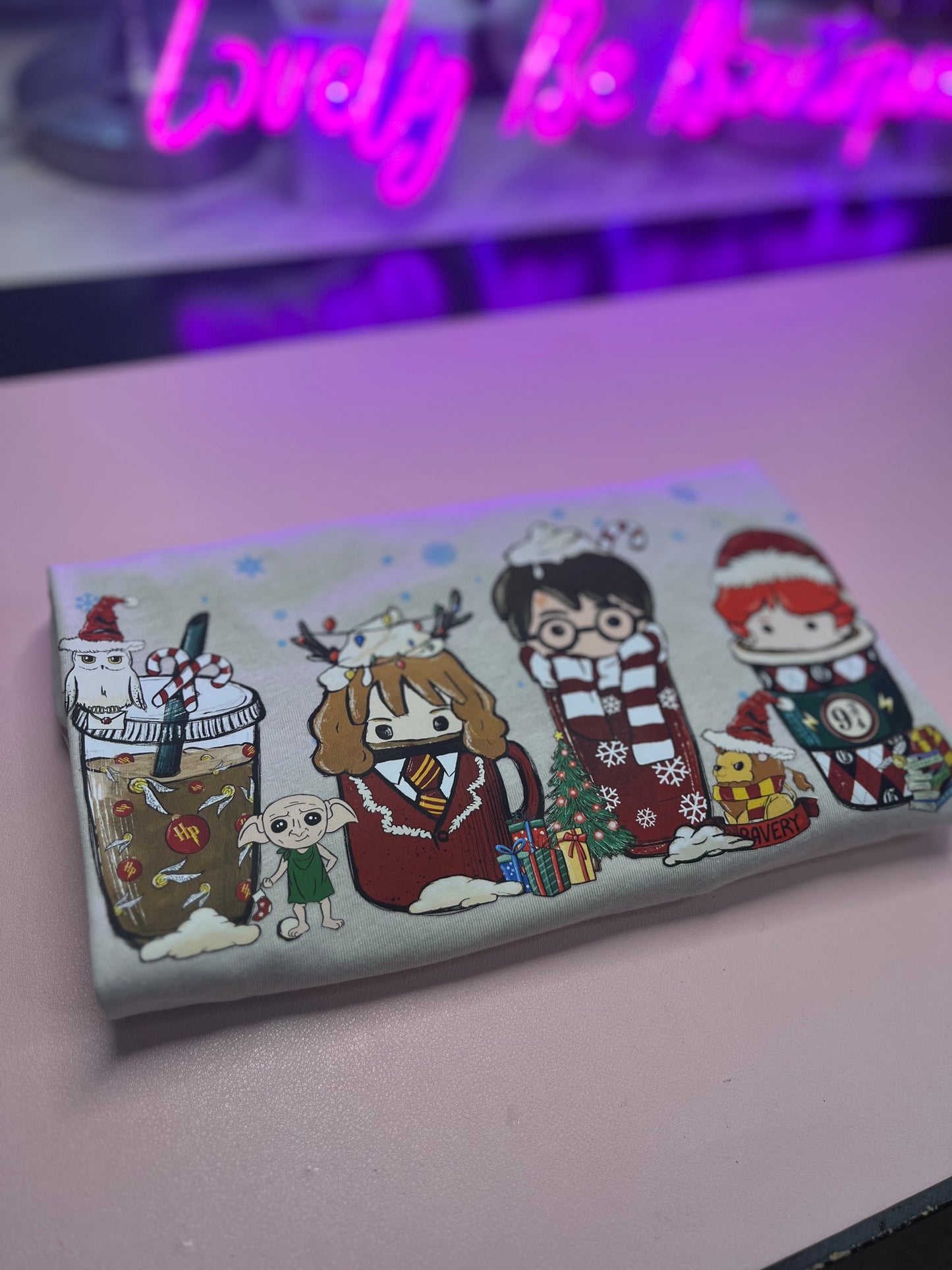 Potter and friends Christmas tee