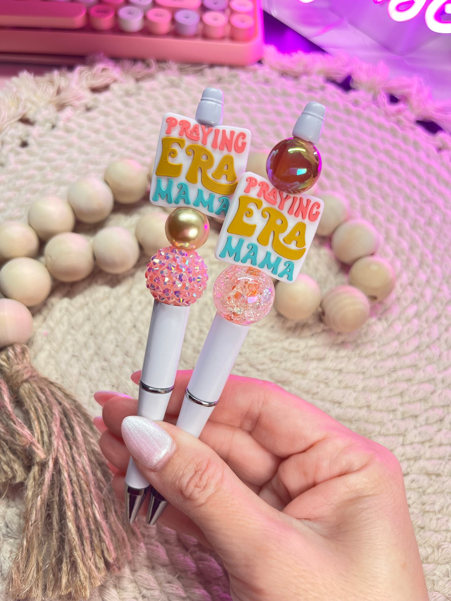 Praying Era MAMA beaded pen