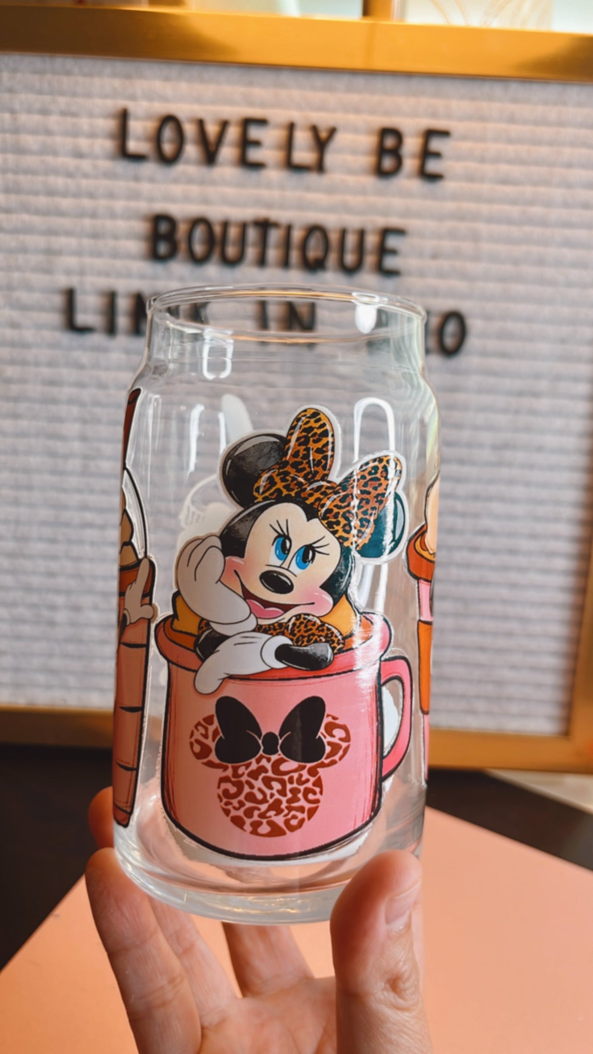 Minny Latte glass cup