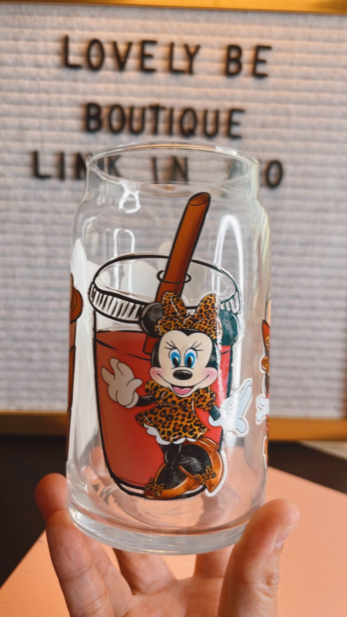Minny Latte glass cup