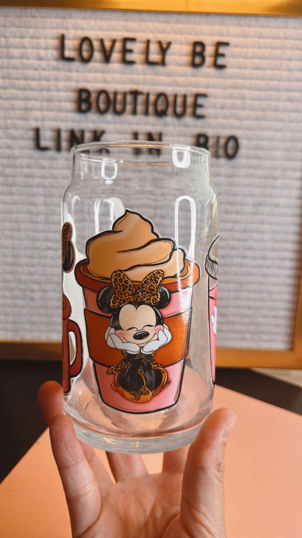 Minny Latte glass cup