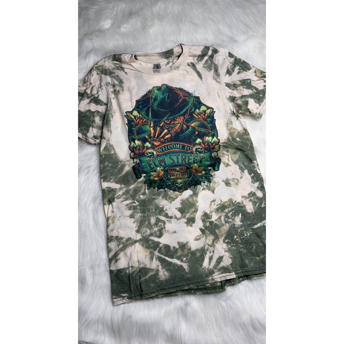 Freddy Krueger Tye dye tee - Lovely Be Boutique