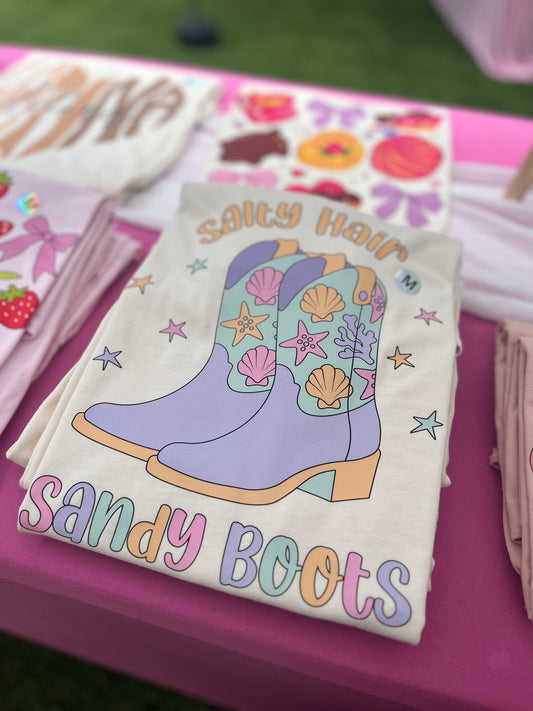 Salty Hair Sandy Boots shirt