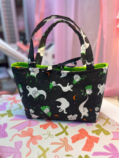 Ghosty Halloween Mini tote bag