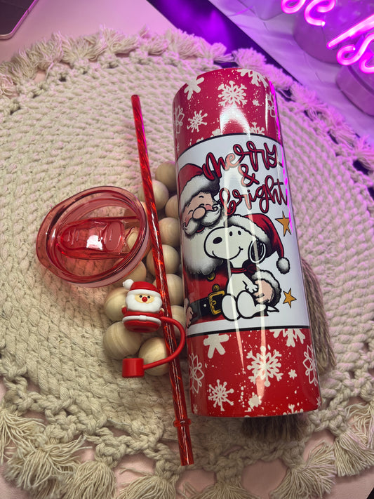 Merry & Bright tumbler