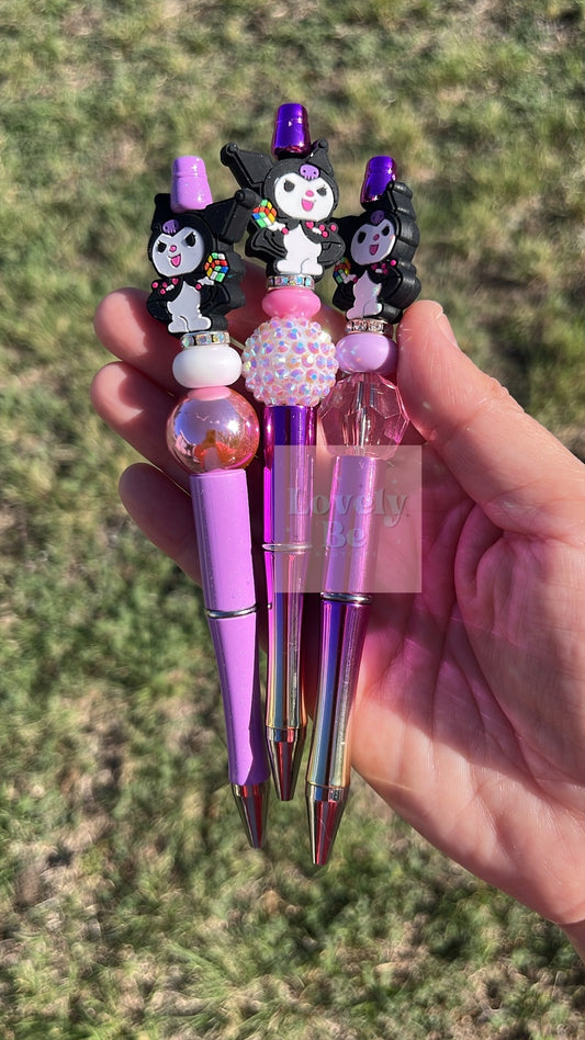 Kuromi beaded  pens