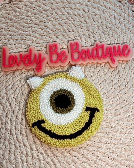 Mike Wazowski mug rug (car coaster)