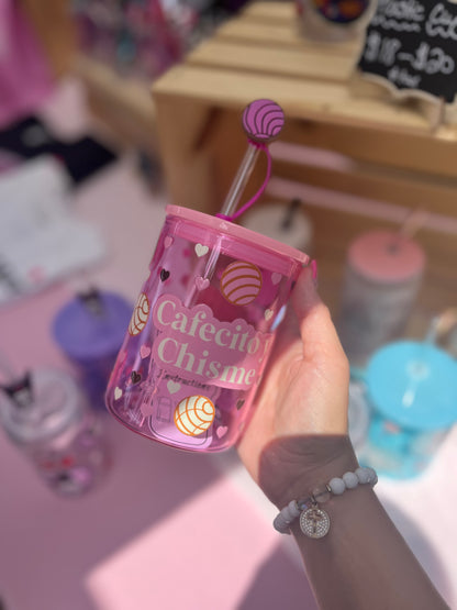 Cafecito Y Chisme glass mug