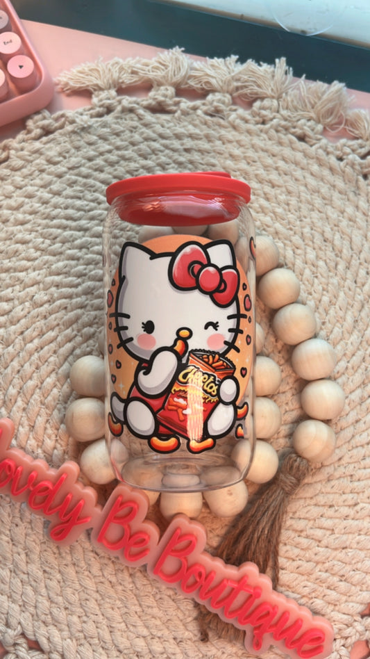 IMPERFECT!Hot cheetos lover glass cup