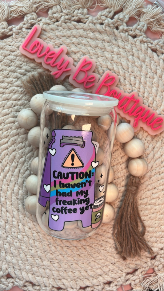 Caution! glass cup bundle