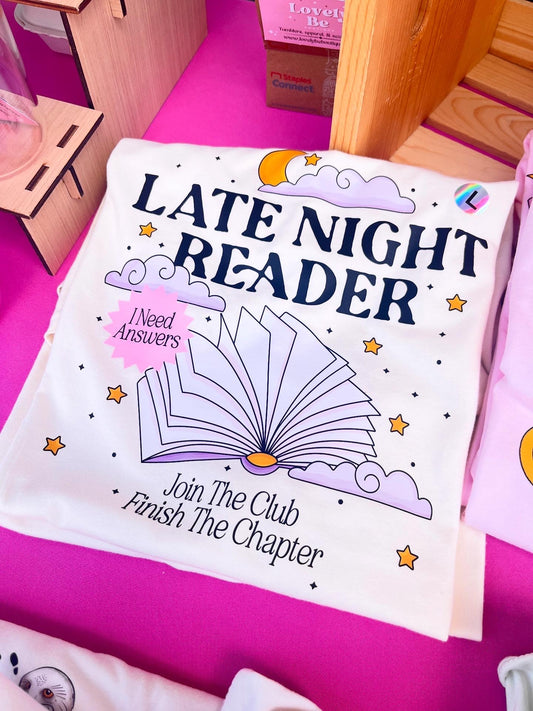 Late Night Reader shirt