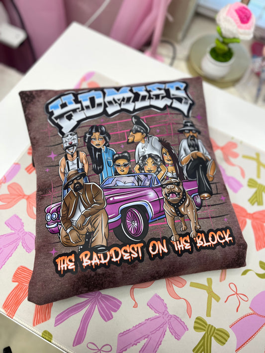 Bleached brown Homies sweatshirt