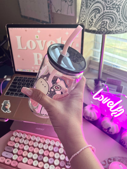 Peek-a-boo glass cup bundle