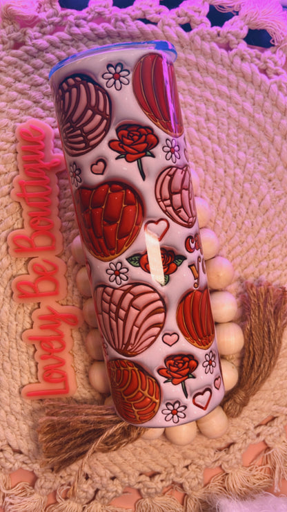 Valentine Conchas tumbler