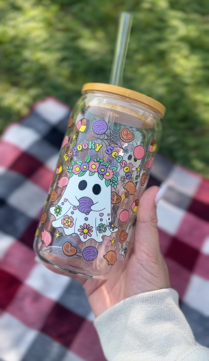 Espooky Season glass cup