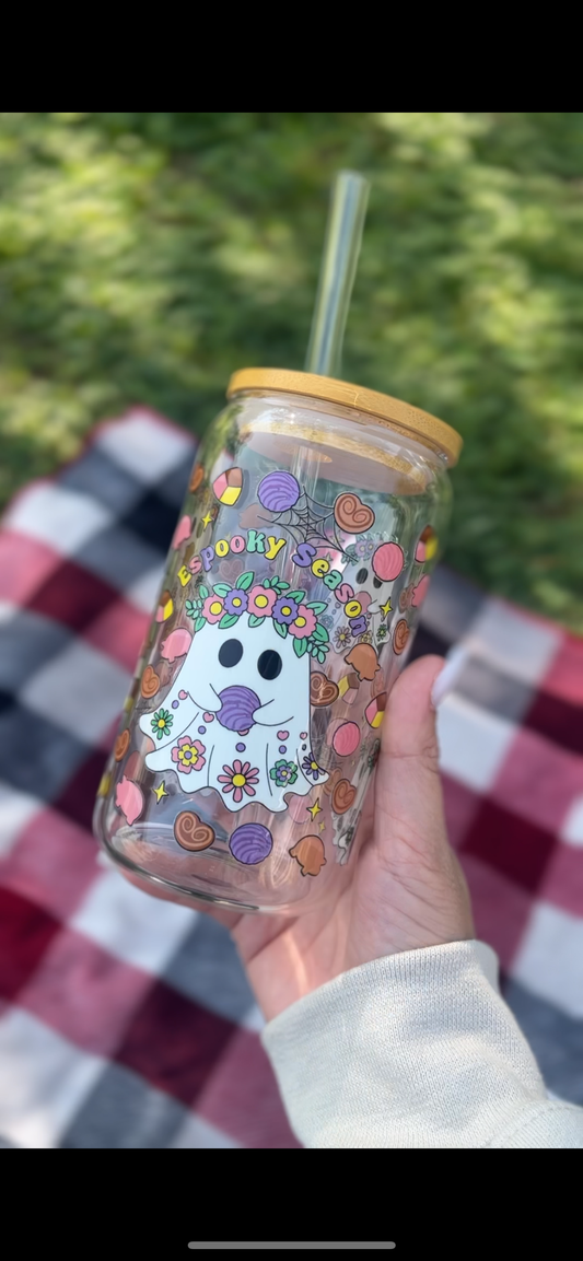 Espooky Season glass cup