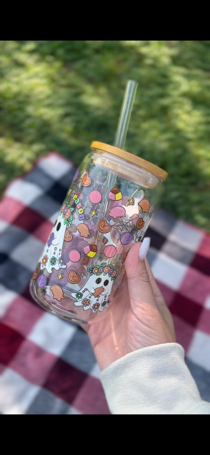 Espooky Season glass cup