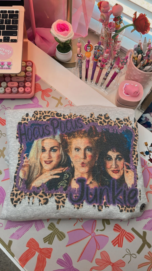 Grey Hocus Pocus Crewneck sweater