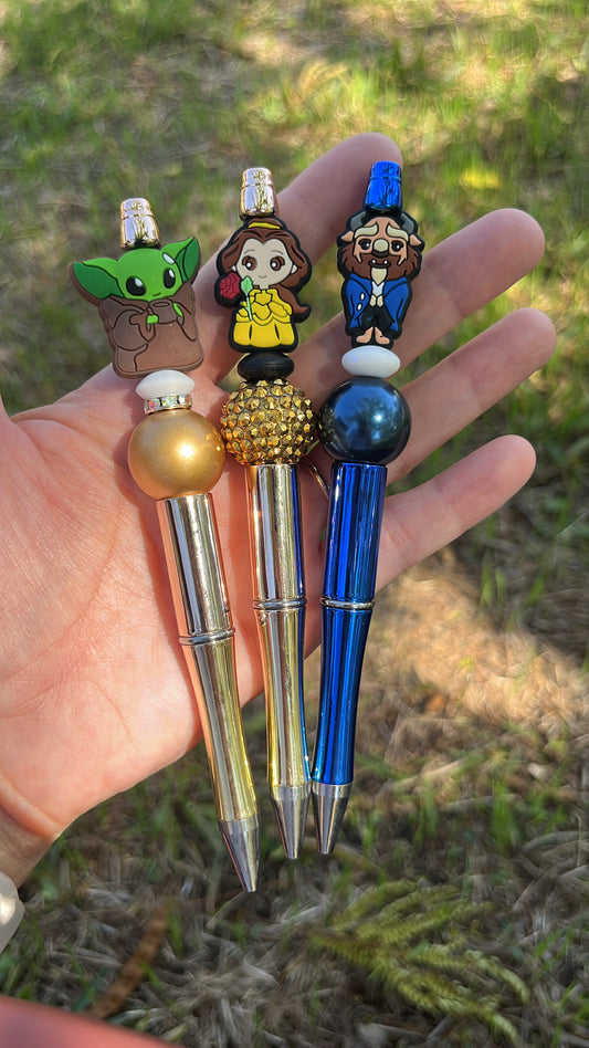 Cute, character beaded pens ￼