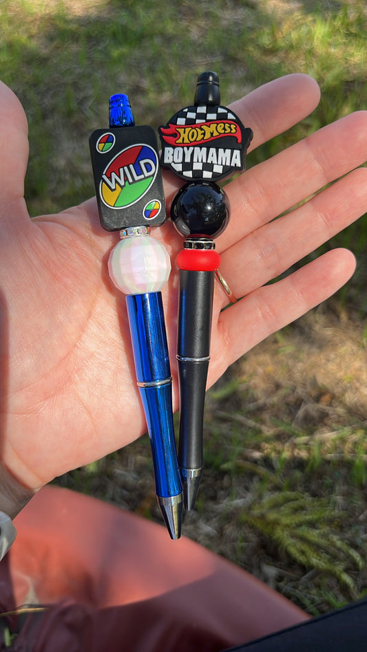 Fun beaded pens