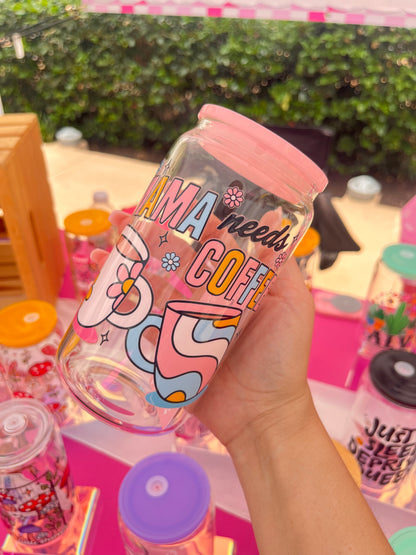 MAMA needs coffee glass cup