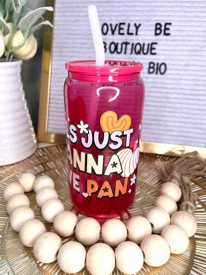 Girls Just want to have Pan glass cup Bundle