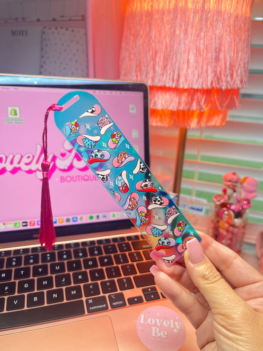 Iridescent Girly Cowgirl bookmark