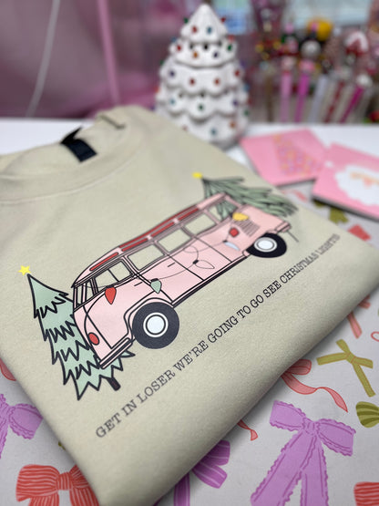 Get in loser Christmas sweater