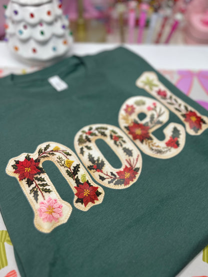 Poinsettia Noel T-shirt