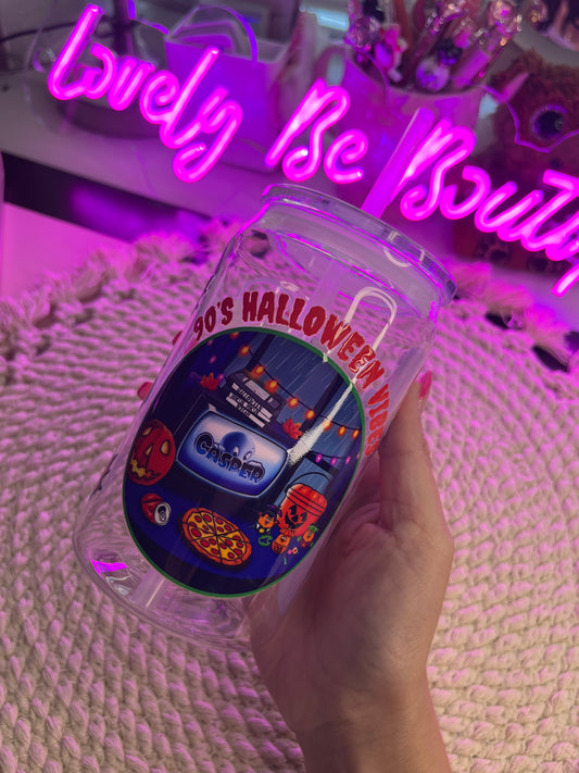 90's Halloween vibes plastic cup
