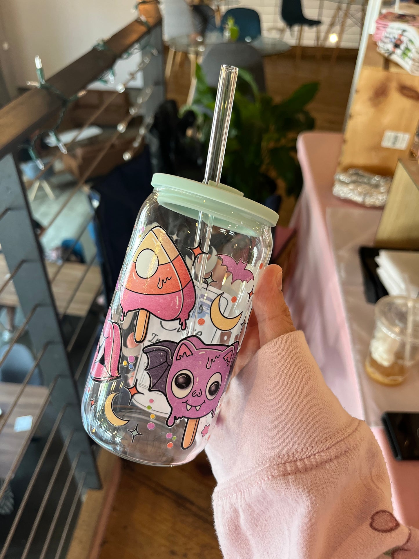 Spooky Paletas (icecream) glass libby cup