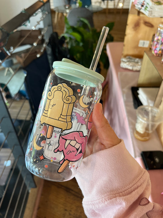 Spooky Paletas (icecream) glass libby cup
