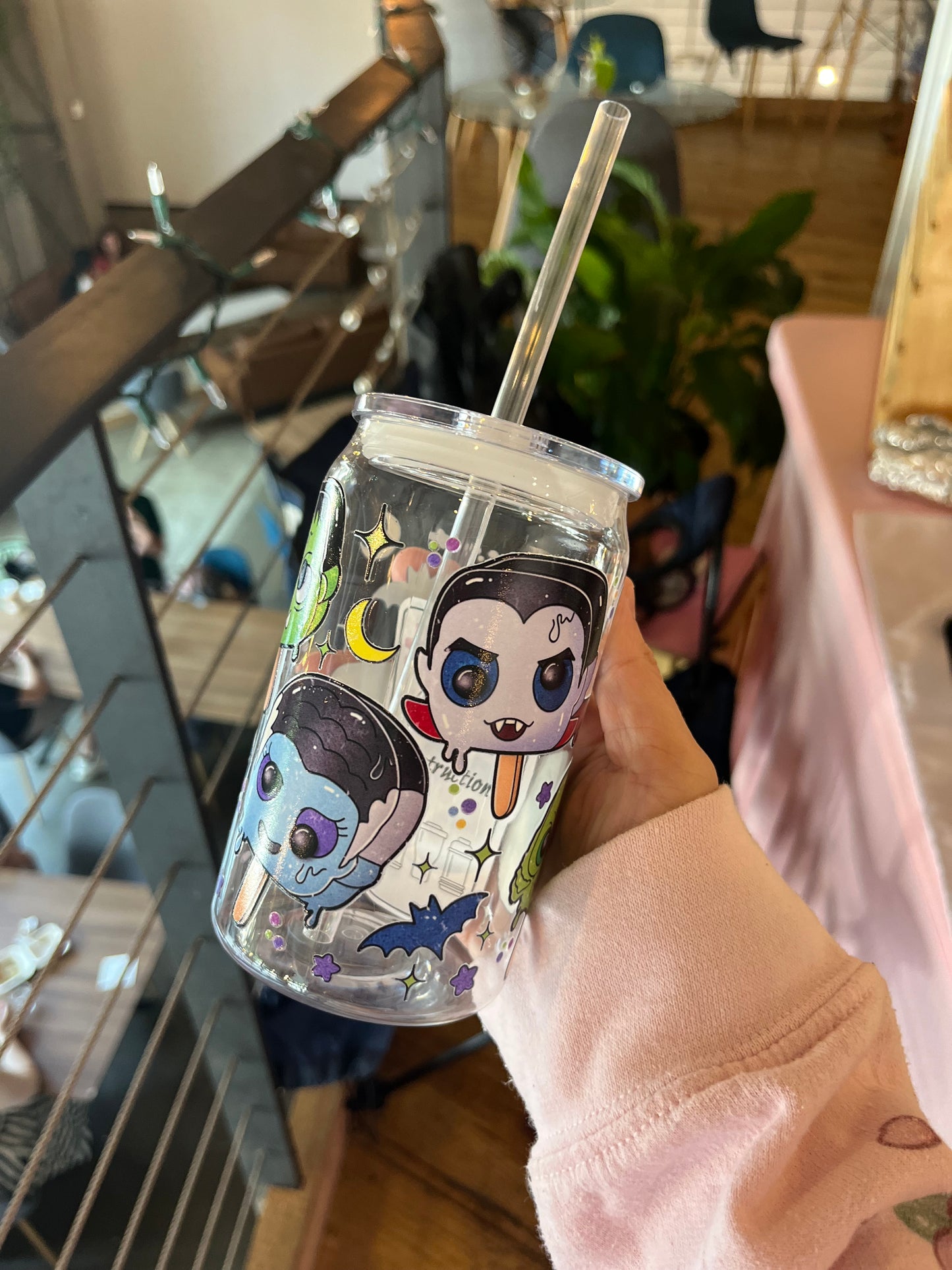 Spooky creatures plastic libby cup
