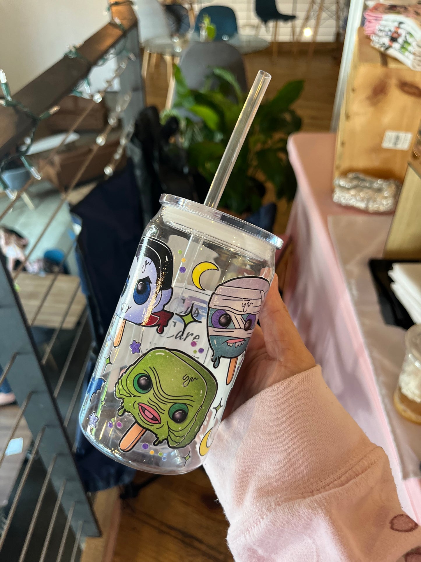 Spooky creatures plastic libby cup