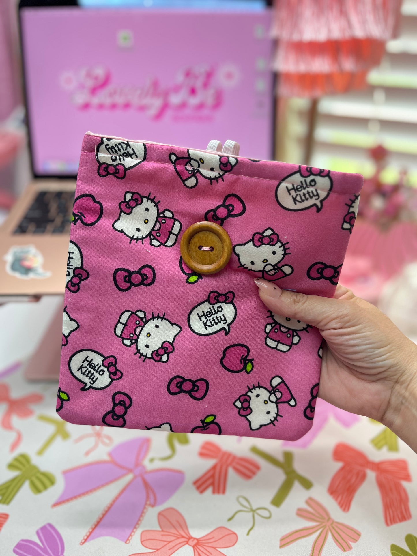 Pink Kitty kindle sleeve