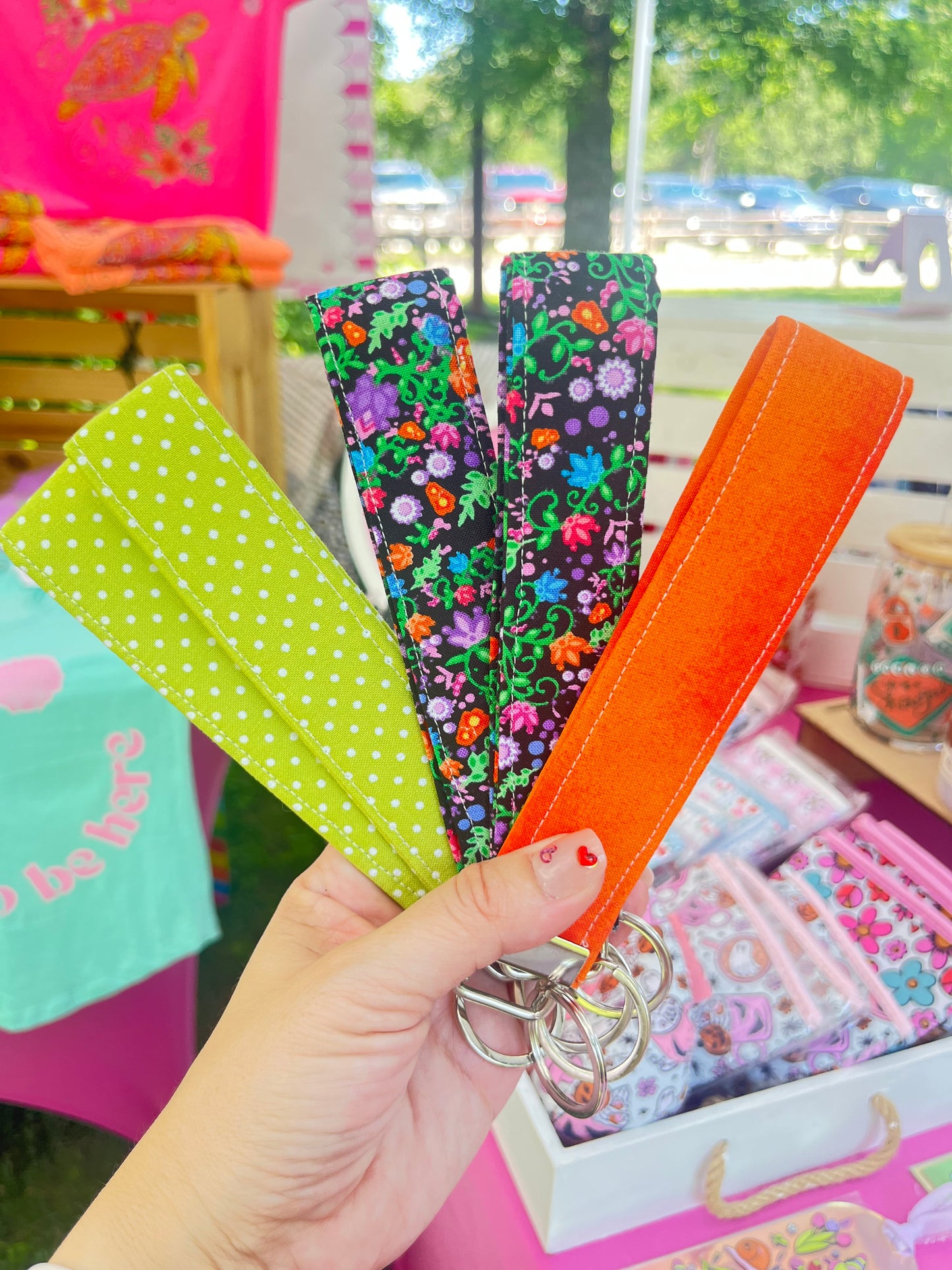 Wristlet keychain