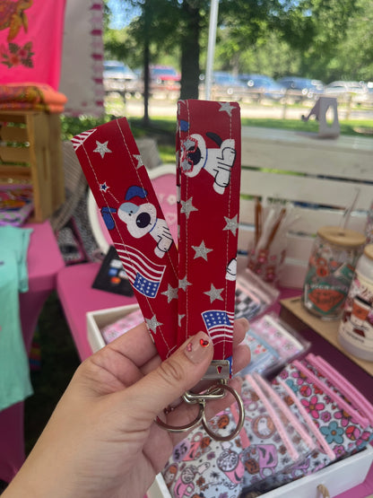 Wristlet keychain
