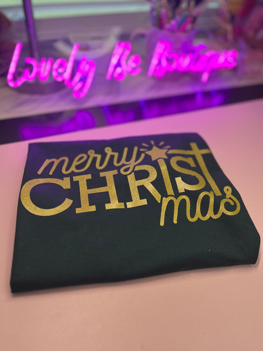 Merry CHRISTmas tee