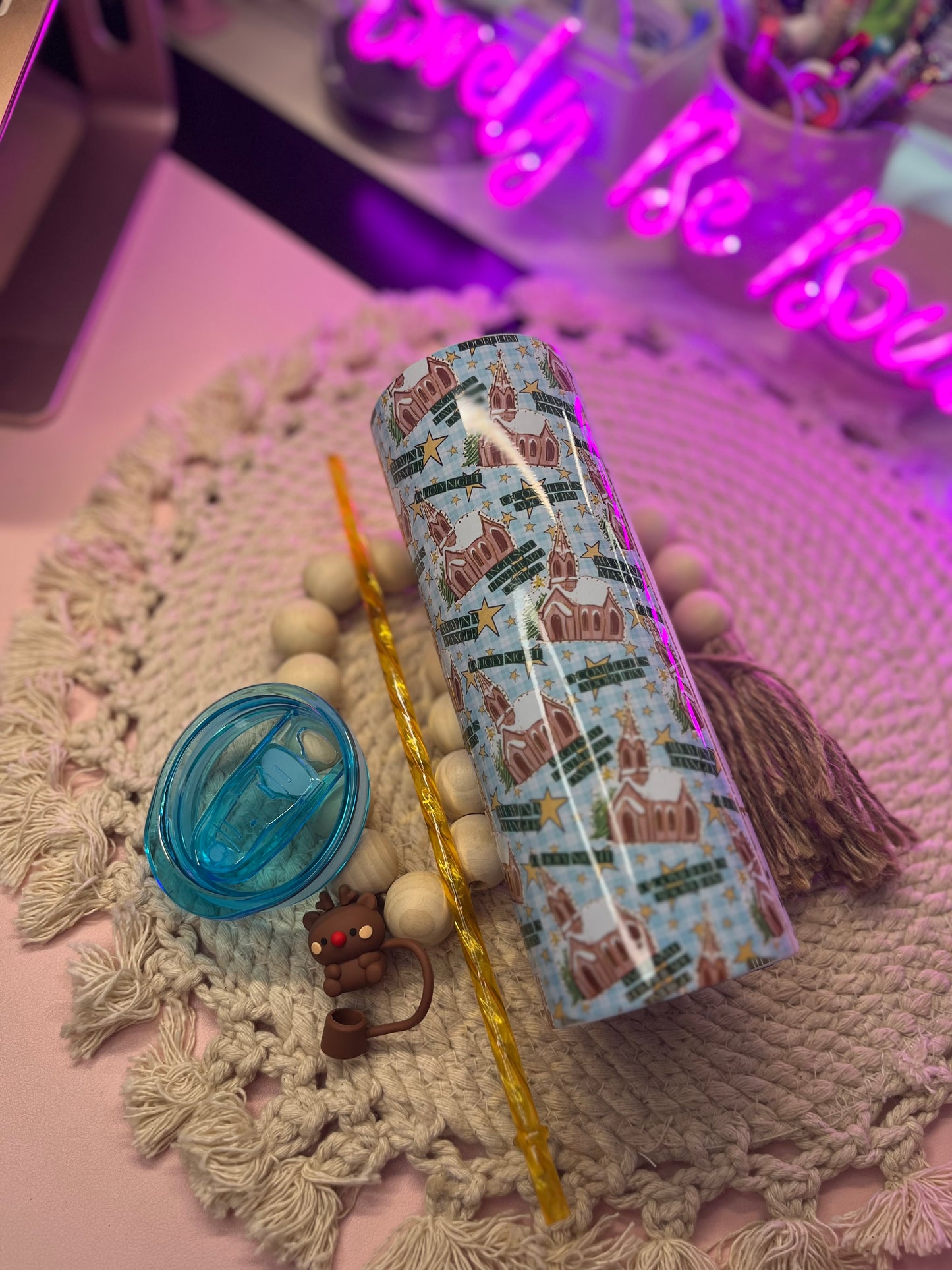 Let us adore Him tumbler