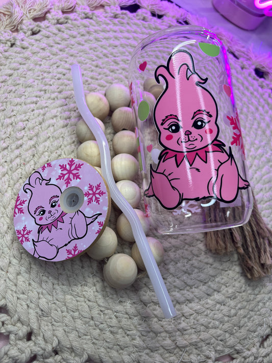 Pink baby grinch