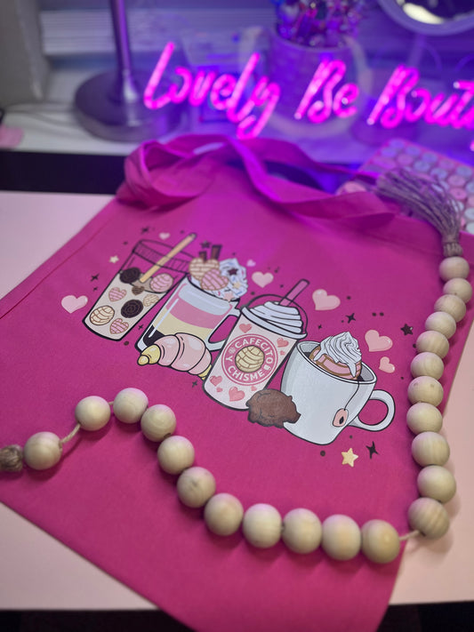 Cafecito Y Chisme tote bag