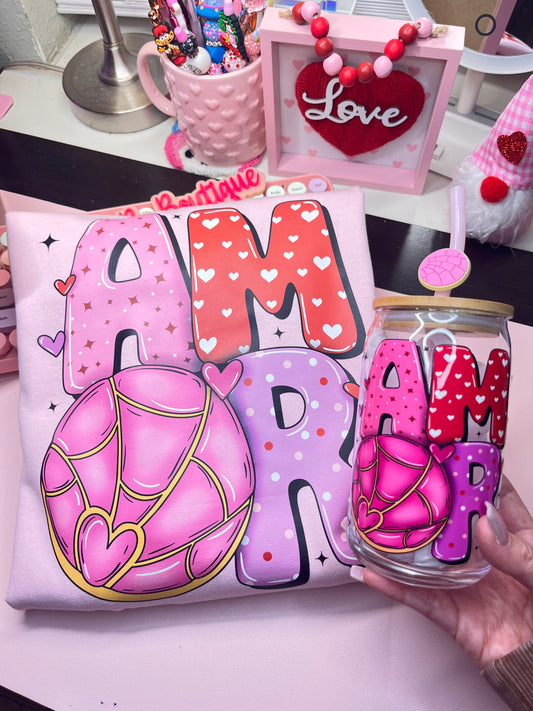 Amor Sweater &Glass cup bundle-View full Details!