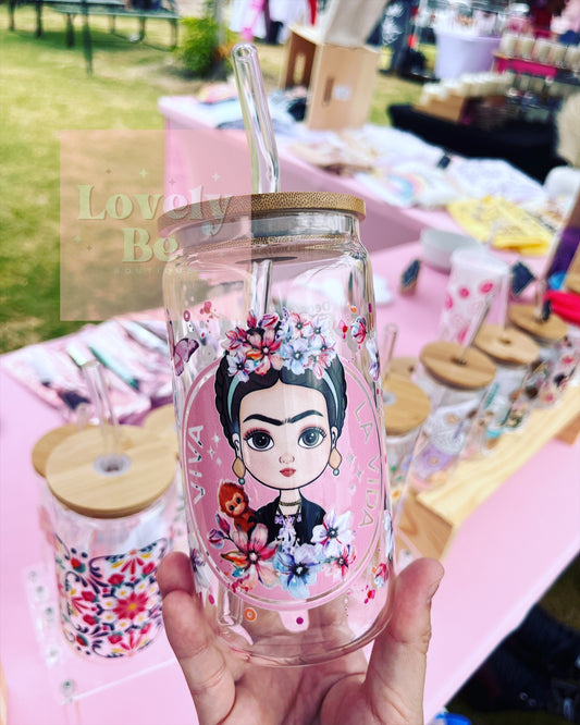 Viva la Vida glass cup