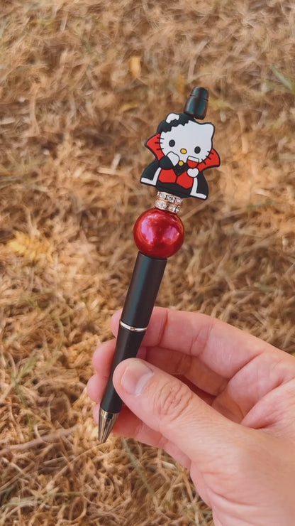 Cute Kitty beaded pens
